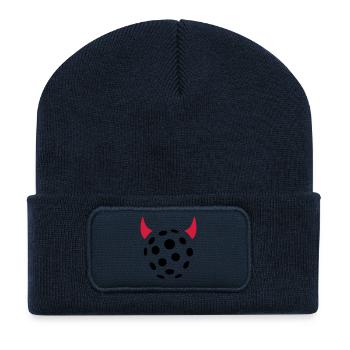 Floorball - Recycled Patch Beanie - french navy - Front