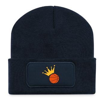 Basketball - Beanie recyclé à patch - bleu marine - Devant