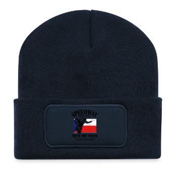 Speedway - Czech Republic Flag - Recycelte Patch Beanie - French Navy - Vorne