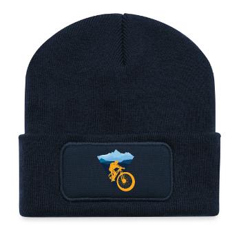 Bicycle | Mountain bike - Recycled Patch Beanie - french navy - Front