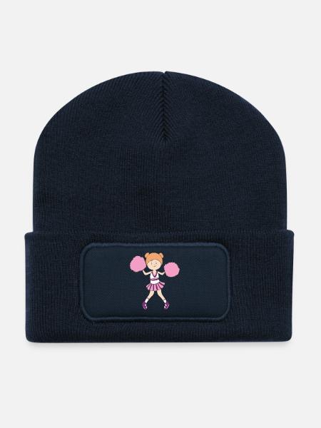 Tänzerin - Recycelte Patch Beanie - French Navy