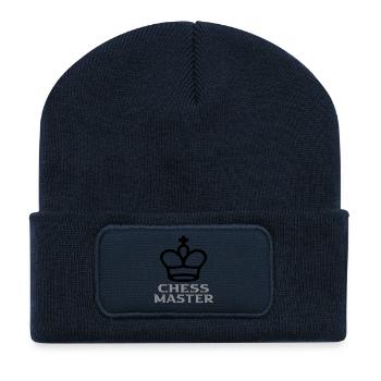 Chess - Recycled Patch Beanie - french navy - Front