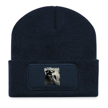 MZ RT 125 Zschopau - Recycelte Patch Beanie - French Navy - Vorne