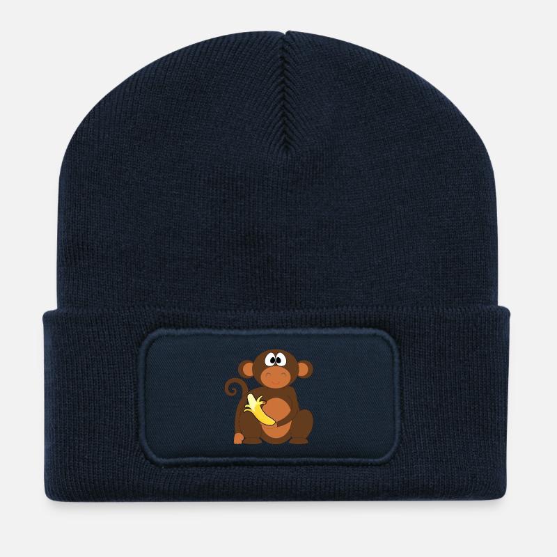 Ben mit Banane - Recycelte Patch Beanie - French Navy