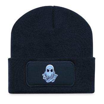 Gespenst Logo - Recycelte Patch Beanie - French Navy - Vorne