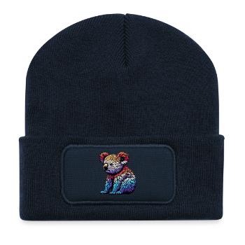 Koala - Recycled Patch Beanie - french navy - Front