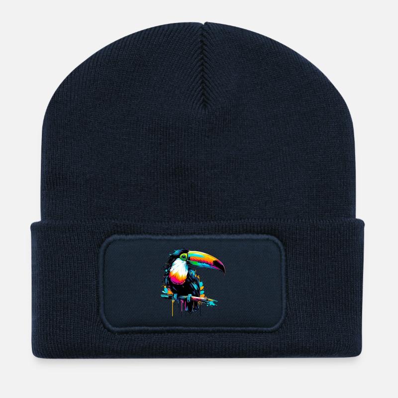 Toucan - Recycled Patch Beanie - french navy