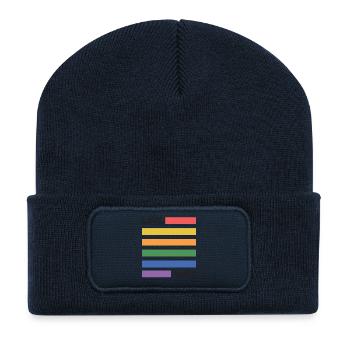 LGBT Pride Month - Love Wins - Recycled Patch Beanie - french navy - Front