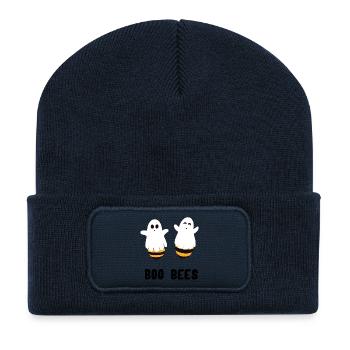 Boo Bees - Recycelte Patch Beanie - French Navy - Vorne