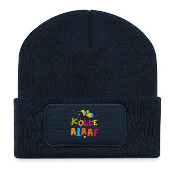 Carnaval de Kölle Alaaf - Beanie recyclé à patch - bleu marine - Devant