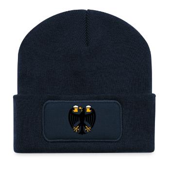 Germany Beer Federal Eagle - Recycled Patch Beanie - french navy - Front