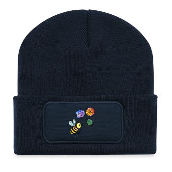 Insekt - Recycelte Patch Beanie - French Navy - Vorne