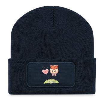 Hurra, heute ist Geburtstag Happy Birthday - Recycelte Patch Beanie - French Navy - Vorne