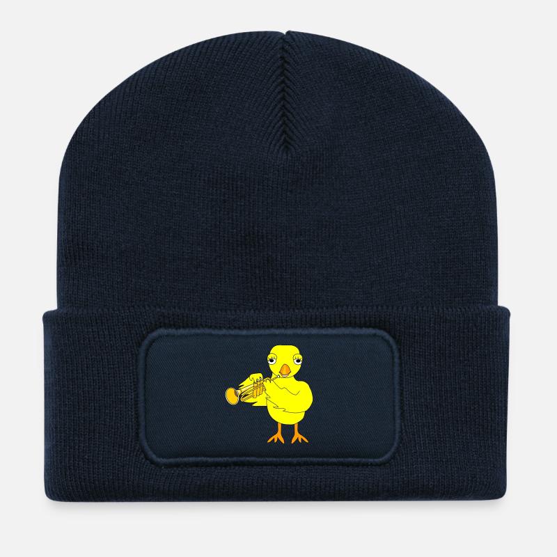 Trompetenküken - Recycelte Patch Beanie - French Navy