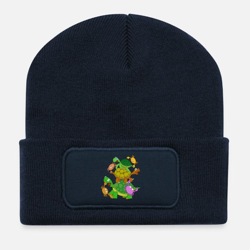 Crabgrab - Recycelte Patch Beanie - French Navy