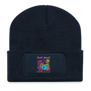 Fluffige Flusen Tanzparty - Recycelte Patch Beanie - French Navy - Vorne