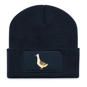 duck - Recycled Patch Beanie - french navy - Front