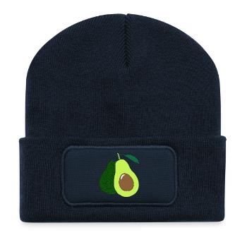 Avocado_Print - Recycled Patch Beanie - french navy - Front