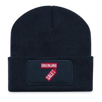 GREENLAND NOT FOR SALE - Recycled Patch Beanie - french navy - Front