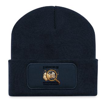 Die Suche Nach Dem Lohn - Recycelte Patch Beanie - French Navy - Vorne