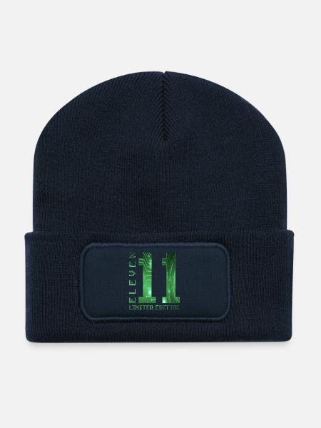 11 Geburtstag Geschenkidee Gaming - Recycelte Patch Beanie - French Navy