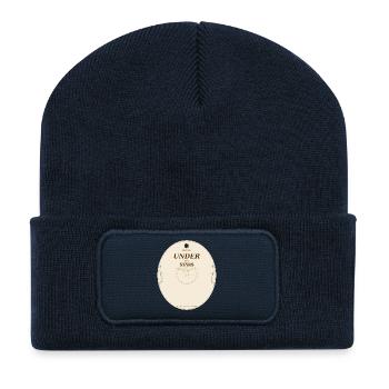 Unter Den Sternen geboren - Recycelte Patch Beanie - French Navy - Vorne