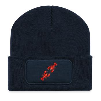 Red lobster - Recycled Patch Beanie - french navy - Front