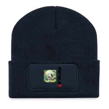 Future Friend in the Forest - Recycled Patch Beanie - french navy - Front