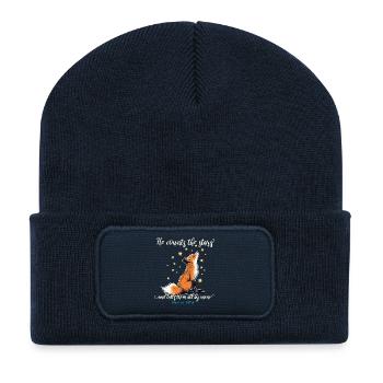 Fuchs Christlich - Recycelte Patch Beanie - French Navy - Vorne