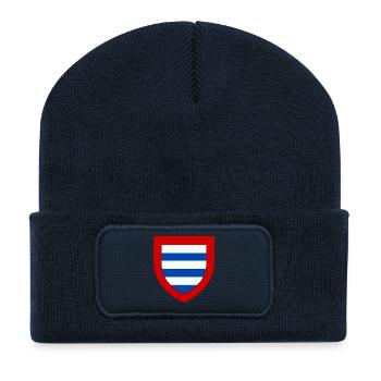Wappen der Goële - Recycelte Patch Beanie - French Navy - Vorne