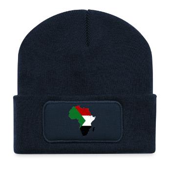 Sudan_Flagge_Afrika_used - Recycled Patch Beanie - french navy - Front