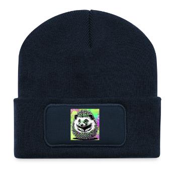Igel - Recycelte Patch Beanie - French Navy - Vorne