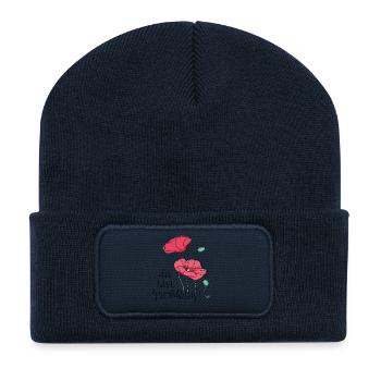 Du bist Großartig - Recycelte Patch Beanie - French Navy - Vorne