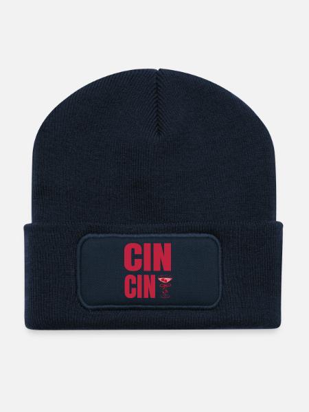 cin_cin - Recycelte Patch Beanie - French Navy