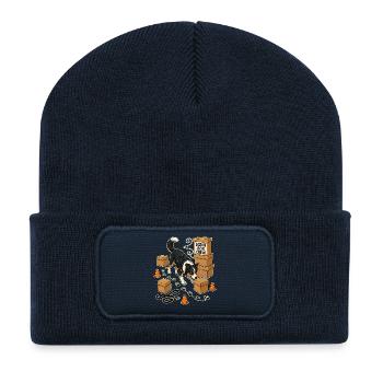 SCENT BOX CREW Hund - Recycelte Patch Beanie - French Navy - Vorne