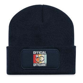 Pfarrer - Recycelte Patch Beanie - French Navy - Vorne
