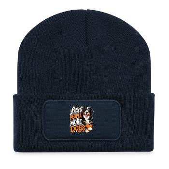 Bernese Mountain Dog - Recycled Patch Beanie - french navy - Front