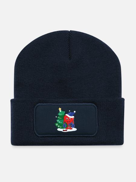 Mucki Xmas - Recycelte Patch Beanie - French Navy