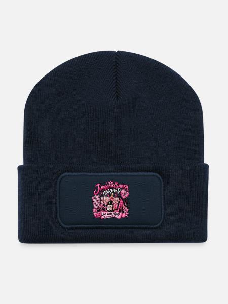 Junggesellinnen Abschied - Recycelte Patch Beanie - French Navy