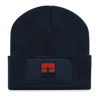 ultras08 - Recycelte Patch Beanie - French Navy - Vorne
