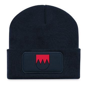 Franken - Wappen - Recycelte Patch Beanie - French Navy - Vorne