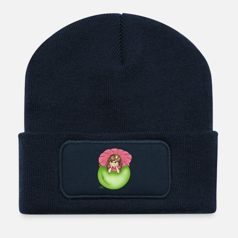 Prinzessin auf der Erbse - Recycelte Patch Beanie - French Navy