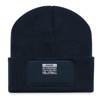 Original Volleyball Gift: Order Here - Recycled Patch Beanie - french navy - Front