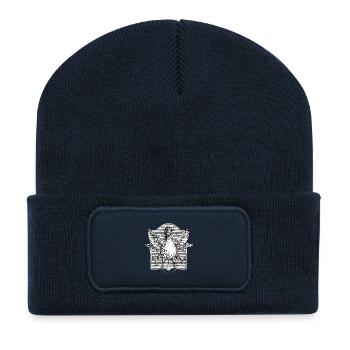 The rooster Vitruvian - Recycled Patch Beanie - french navy - Front