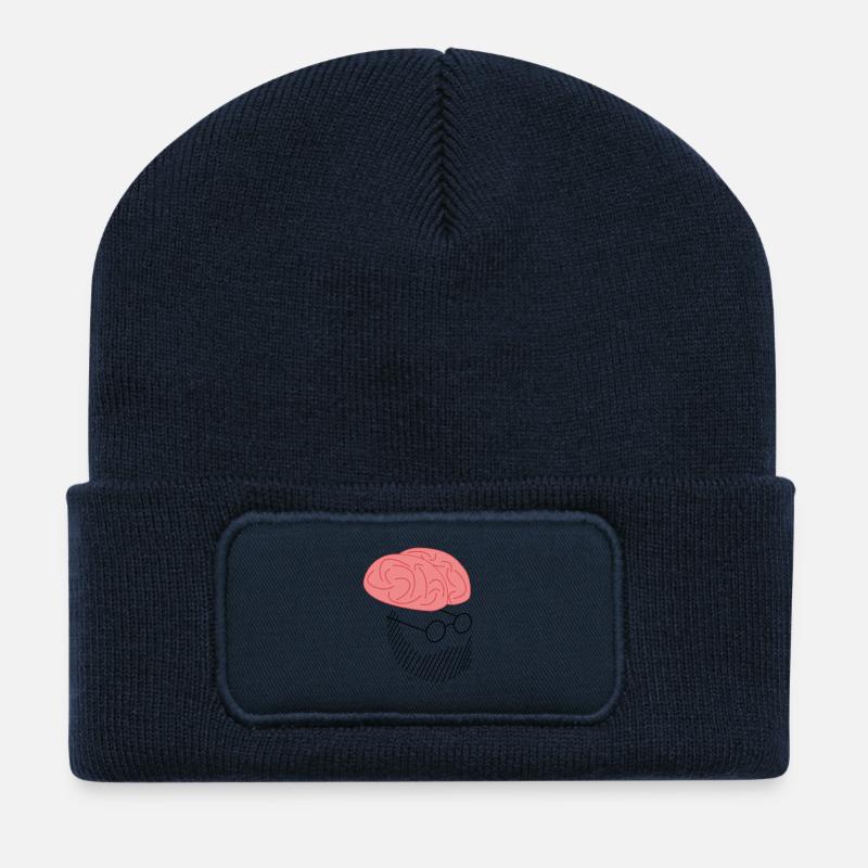 Kopf - Recycelte Patch Beanie - French Navy