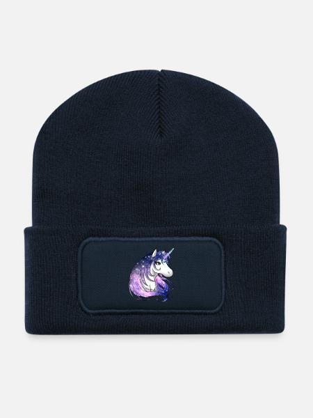 Einhorn - Recycelte Patch Beanie - French Navy