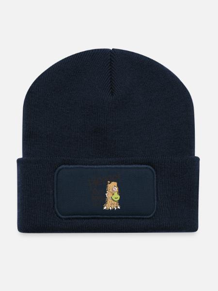 Can I keep him? - Recycled Patch Beanie - french navy