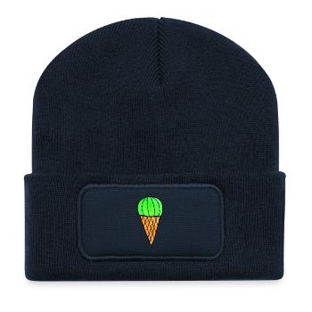 Cactus Ice Cream - Recycelte Patch Beanie - French Navy - Vorne