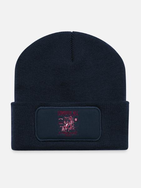 Conquer All - Recycelte Patch Beanie - French Navy