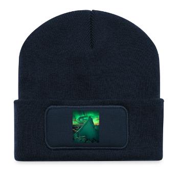 aurora - Recycled Patch Beanie - french navy - Front